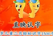 儿童认字教程推荐-直映认字识字教案,三个月识2000字-颜夕夕萌物馆_儿童早教一站就够了