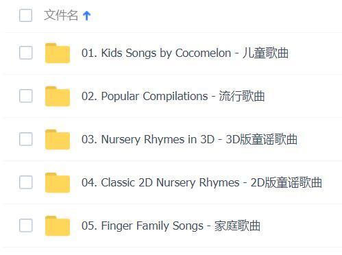 超可爱的英文儿歌动画 Kids Song【5个类别，200多个动画视频】图片 No.1