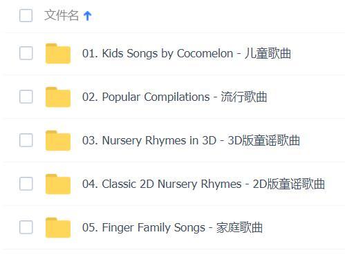 超可爱的英文儿歌动画 Kids Song【5个类别，200多个动画视频】图片 No.1