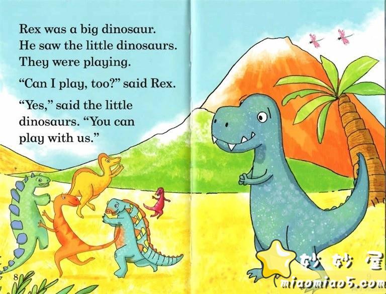 【双语绘本】恐龙主题儿童英文绘本 基础级：大恐龙雷克斯 Rex the Big Dinosaur 带精美插画图片 No.2